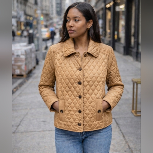 Michael Kors Jackets & Blazers - Michael Kors Quilted Tan Jacket